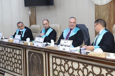مناقشة الطالبة اية محمد 